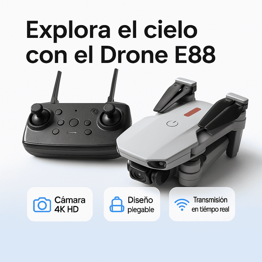 🛩️ Drone E88 4K PRO ¡Excelencia Aérea al Alcance de Tu Mano!