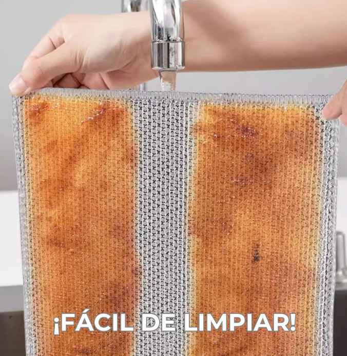 "Kit TotalClean" Paños Premium de acero inoxidable, para una limpieza y brillo profesional.